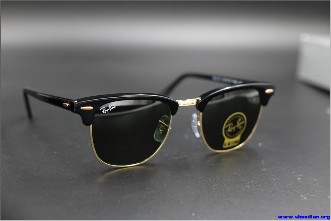 美国购回 正品 ray·ban/雷朋 rb3016 半框 太阳镜 男女款 墨镜